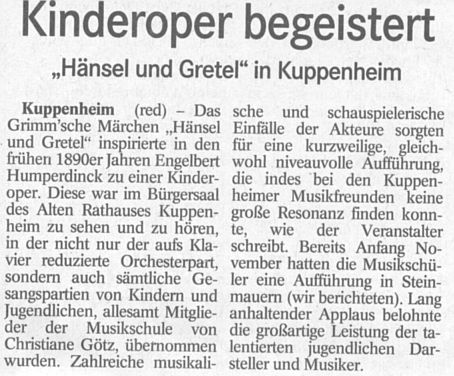 Badisches Tagblatt vom 13.12.2014