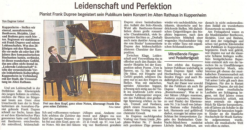 Badisches Tagblatt, Artikel vom 15.05.2017